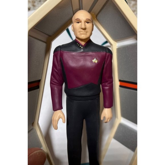 Star Trek the Next Generation Captain Jean Luc-picard 1995 Hallmark Keepsake Orn - Picture 8 of 11